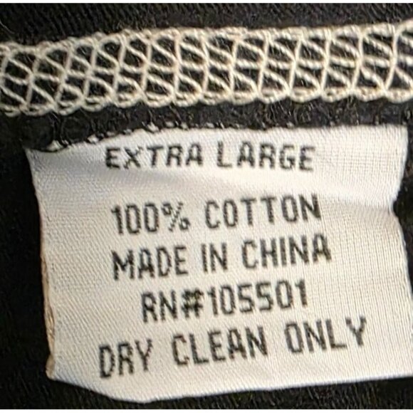 Double D Ranch Black Embroidered Beaded Top DDR Shirt Ribbed Hem Extra Large XL - Picture 7 of 7